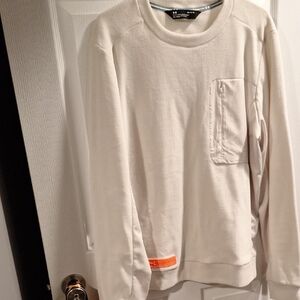 Under Armour Men's Off-White Crewneck Sweater